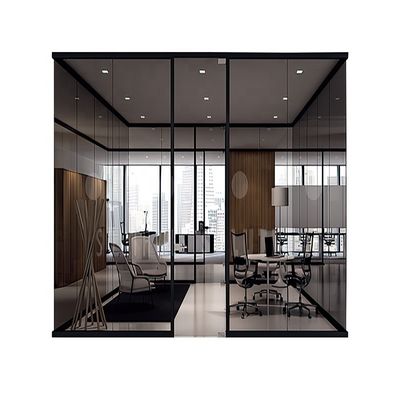 качество  Modern Office Desks Building Interiors Privacy Film Fixed Partition Wall Meeting Room Studio Sreen Mall Shop With Door and Handles Lock завод