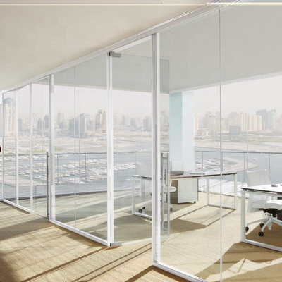 High Quality Commercial Furniture Fiberglass Folding Partition Wall Glass Partition